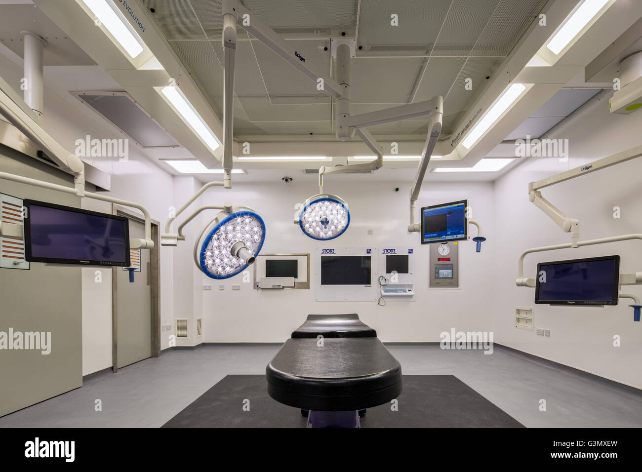 Operating theatre at Queen Elizabeth Hospital in Kings Lynn Stock Photo