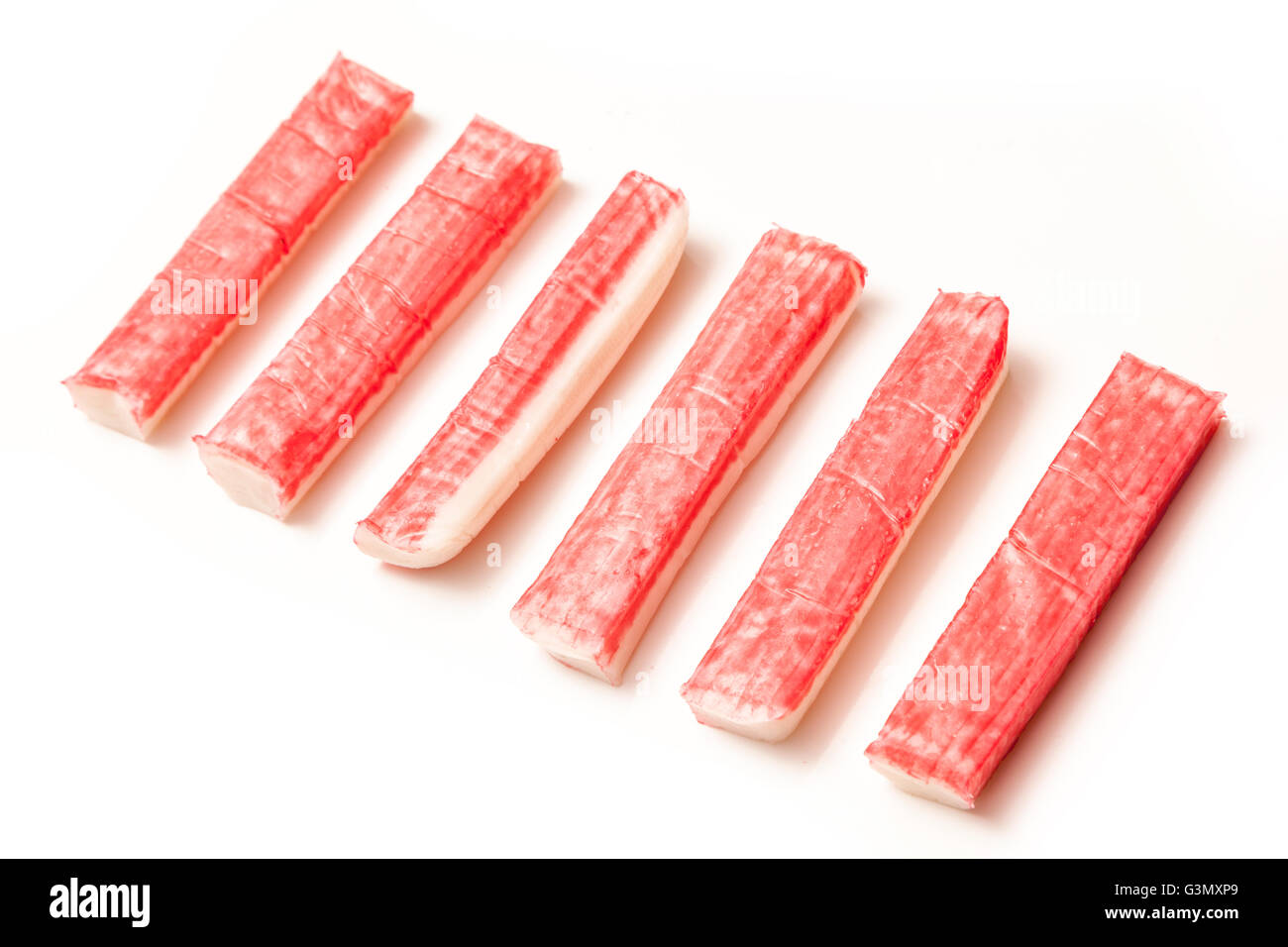 Fish sticks or crab sticks, Imitation crab sticks made from white fish