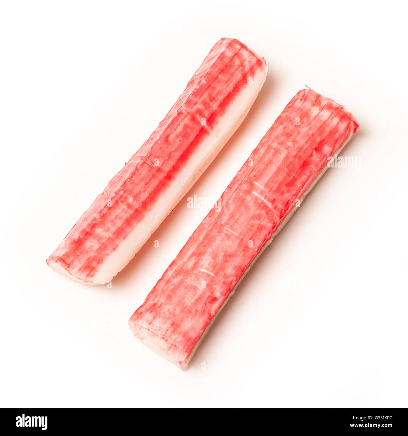 Fish sticks or crab sticks, Imitation crab sticks made from white fish