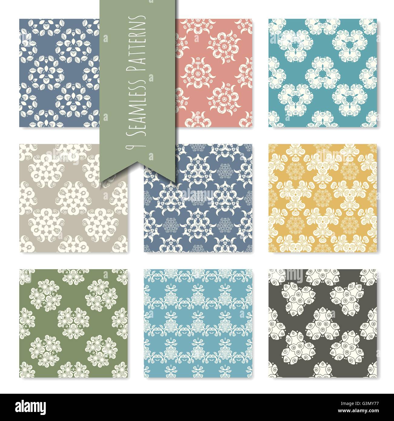 seamless floral pattern Stock Vector Image & Art - Alamy