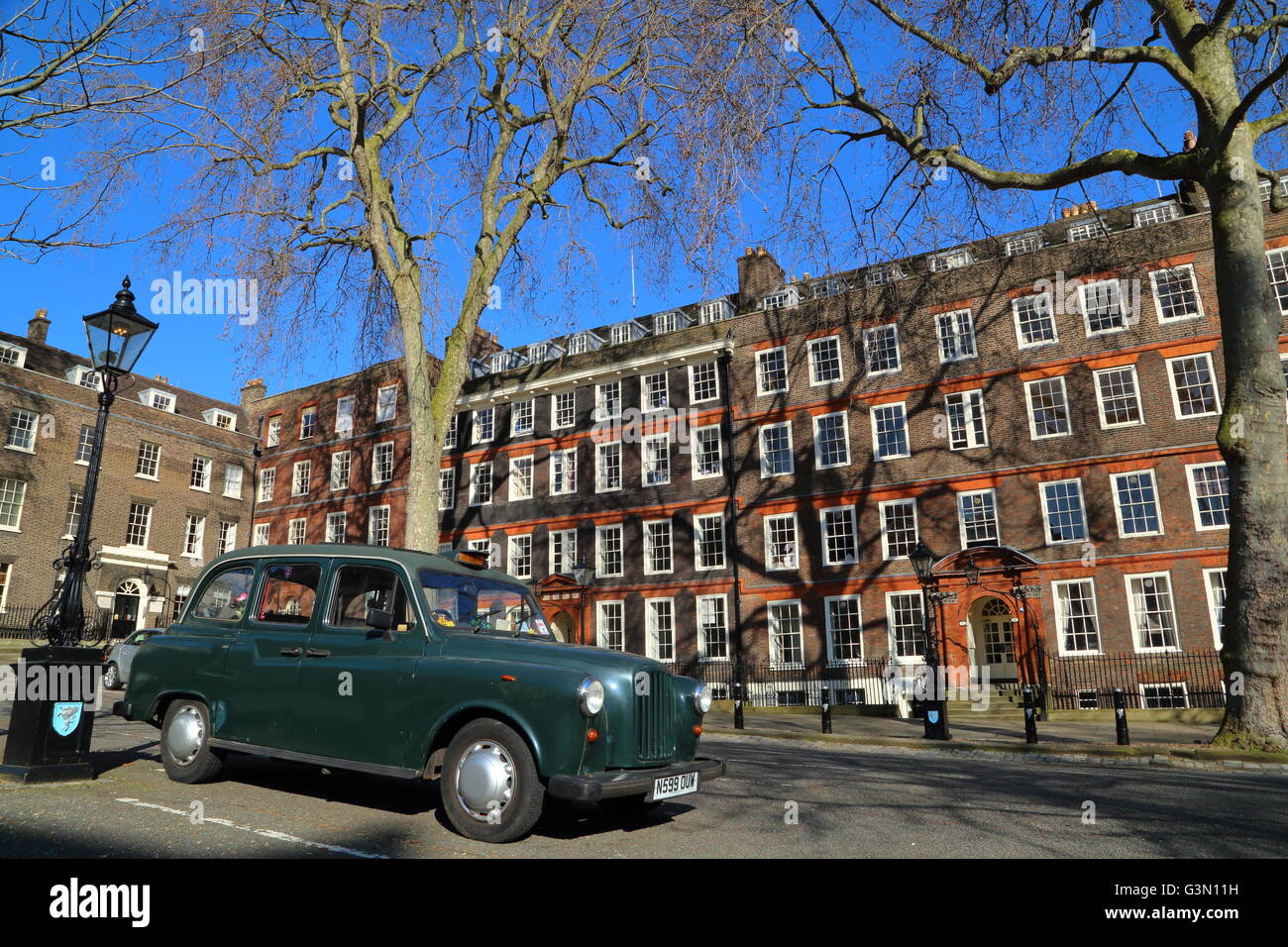 Kings Bench walk, Inner Temple, Inns of Court, Sollicitors Chambers buildings, London, Great Britain Stock Photo