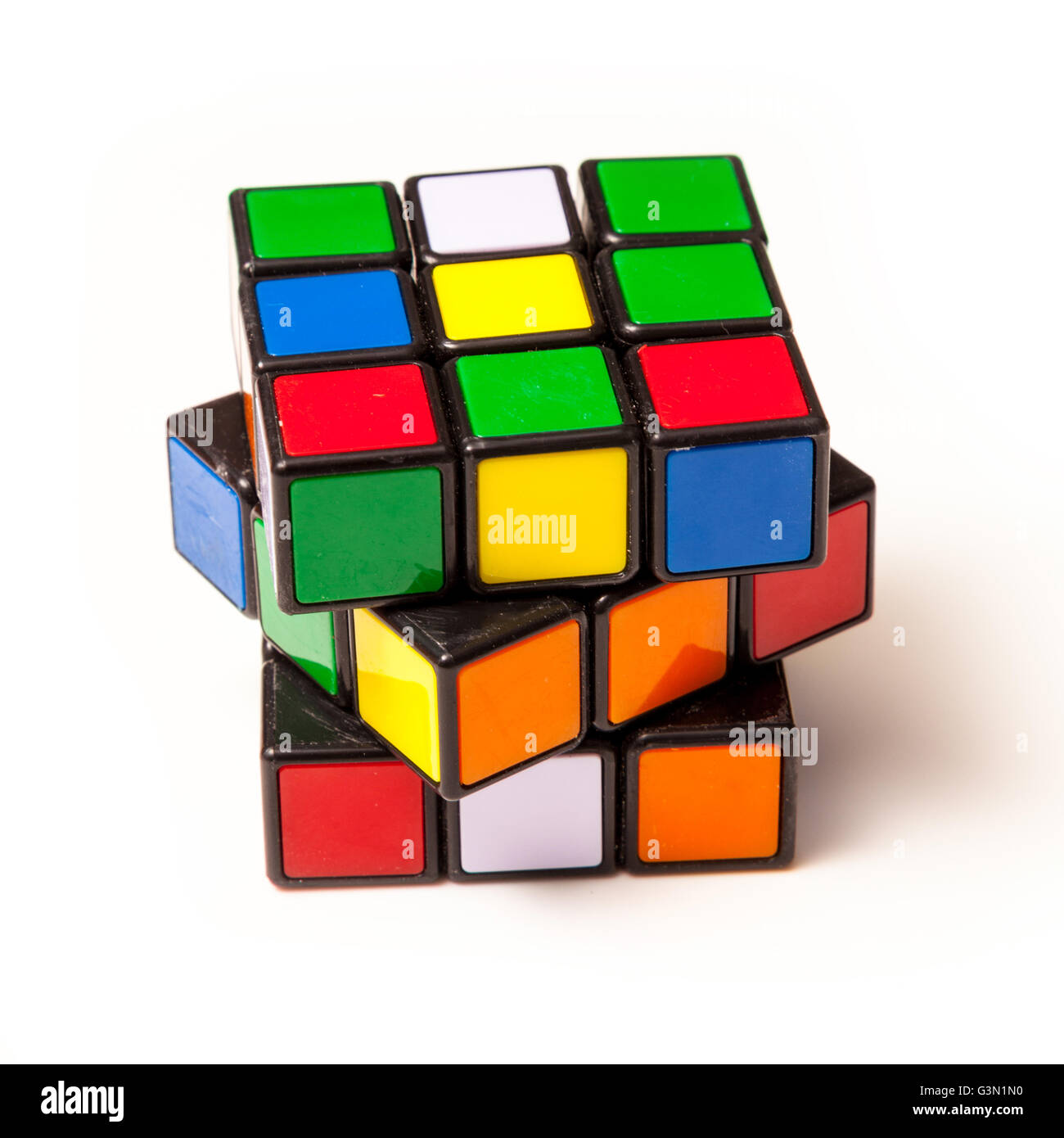 Rubics cube on white hi-res stock photography and images - Alamy
