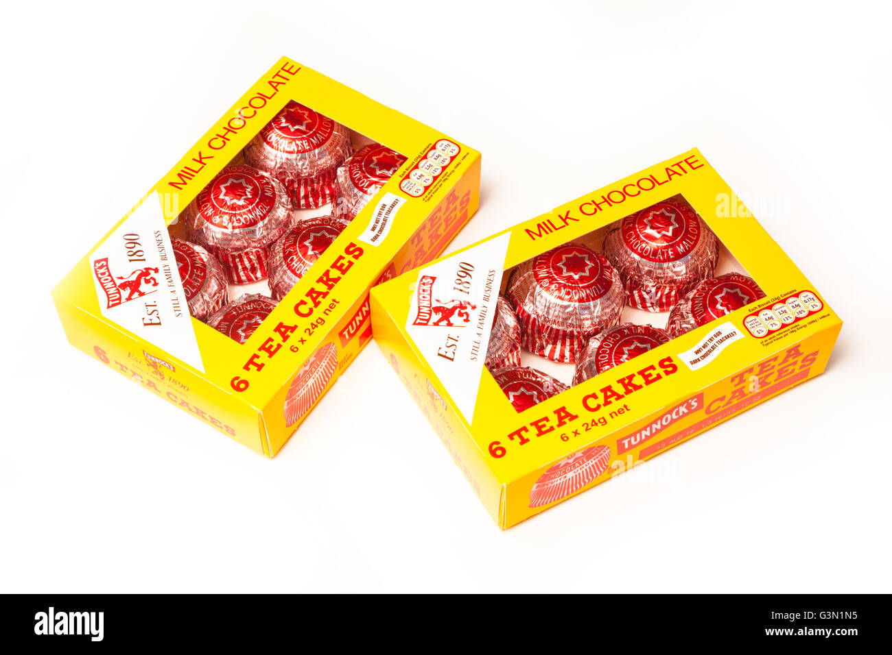 Tunnock's tea cakes, Traditional chocolate and Marshmallow cakes