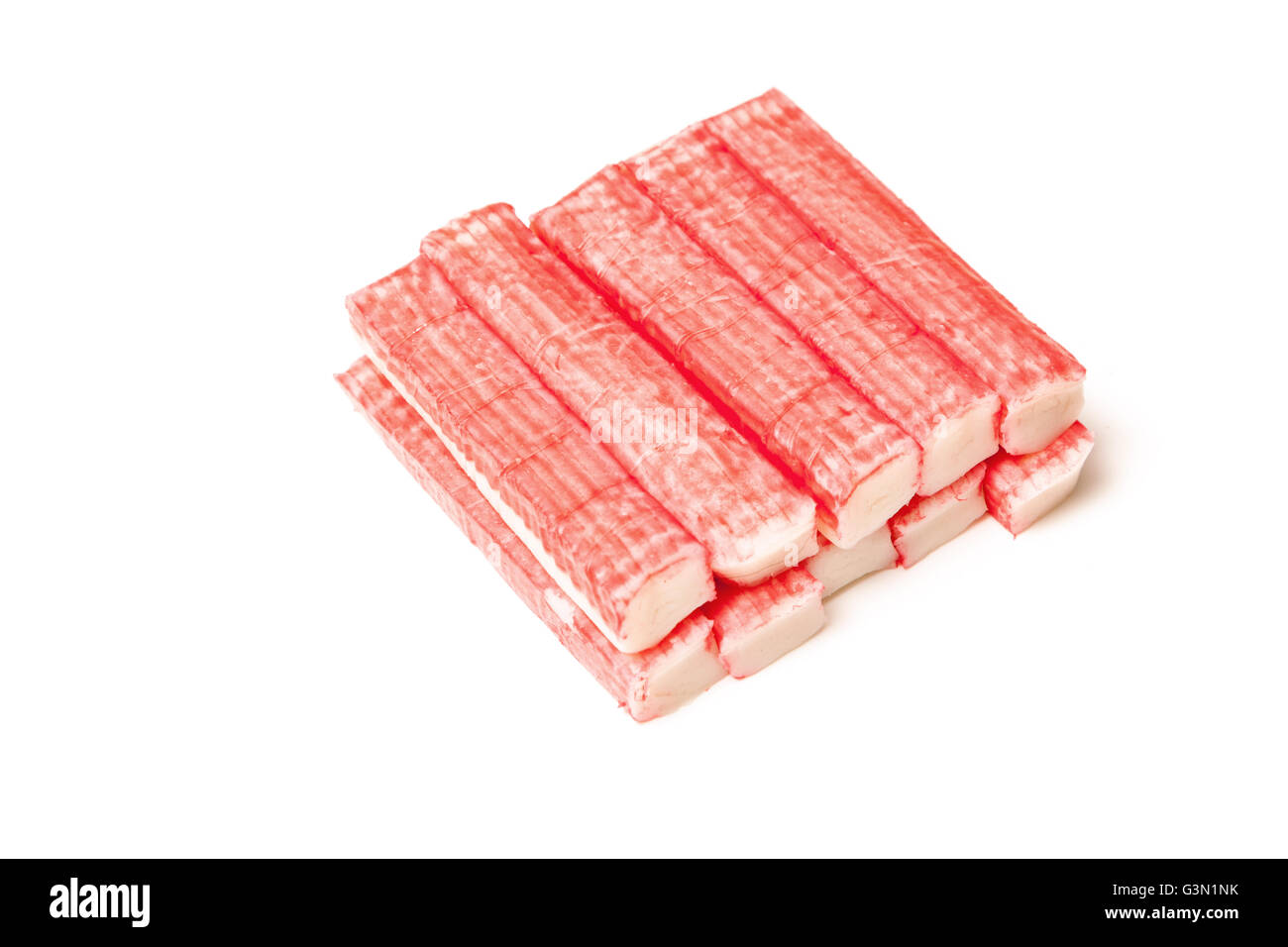Fish sticks or crab sticks, Imitation crab sticks made from white fish