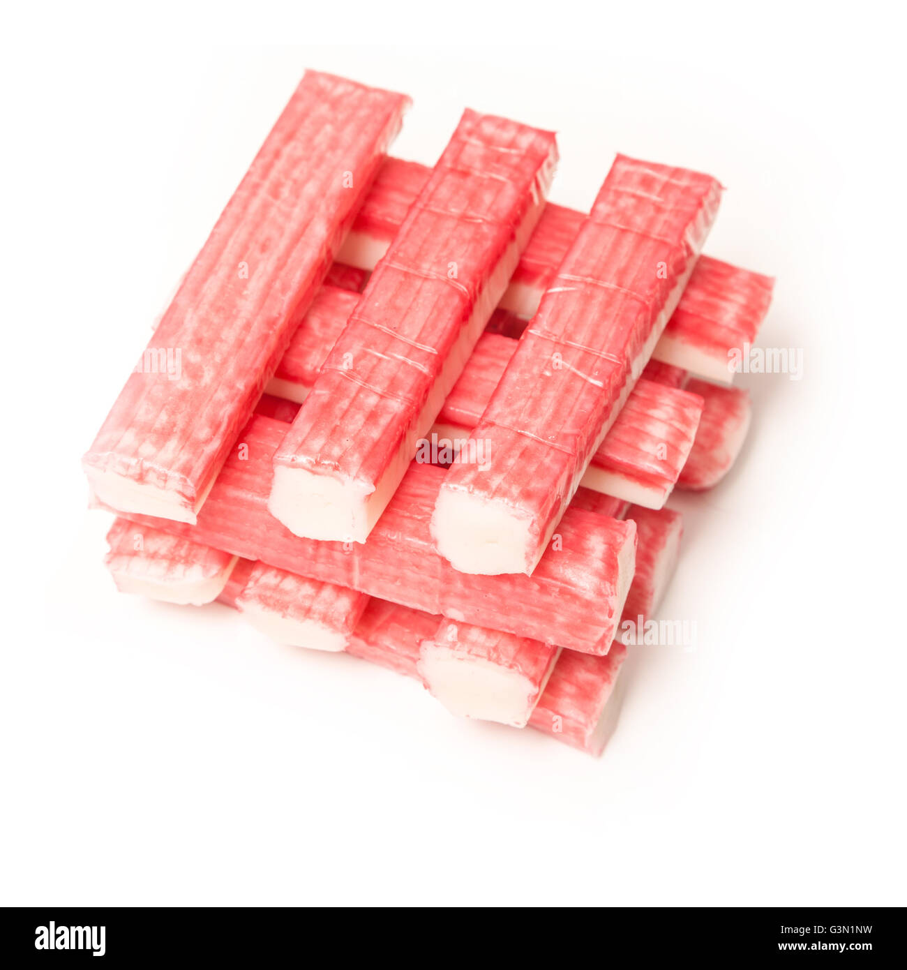 Fish sticks or crab sticks, Imitation crab sticks made from white fish