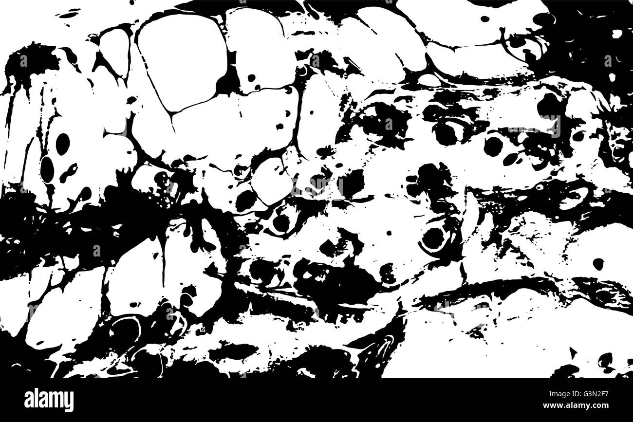 Vector black and white marbled abstract background Stock Vector Image ...