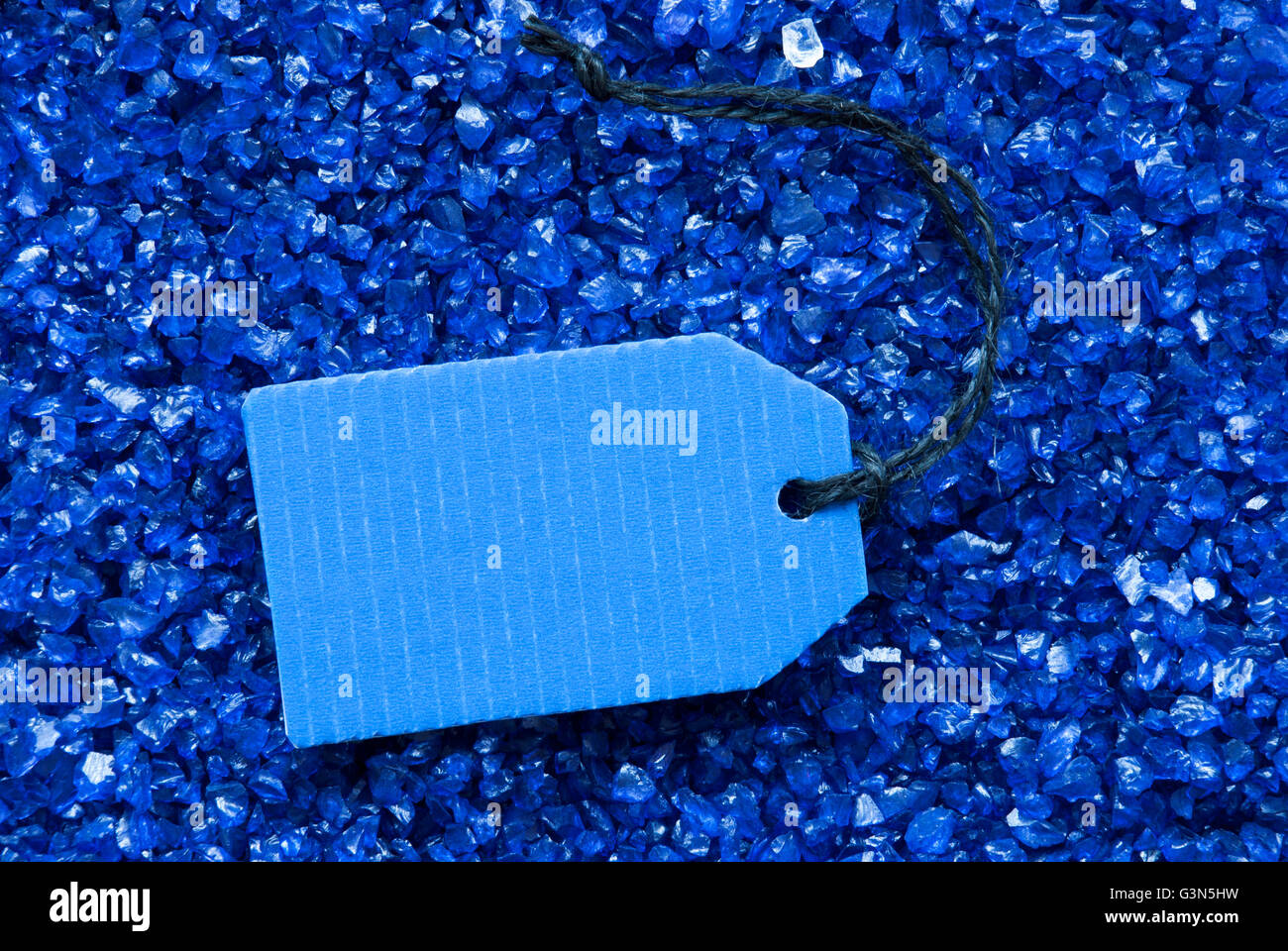 Purple Stones With Label And Copy Space Stock Photo Alamy