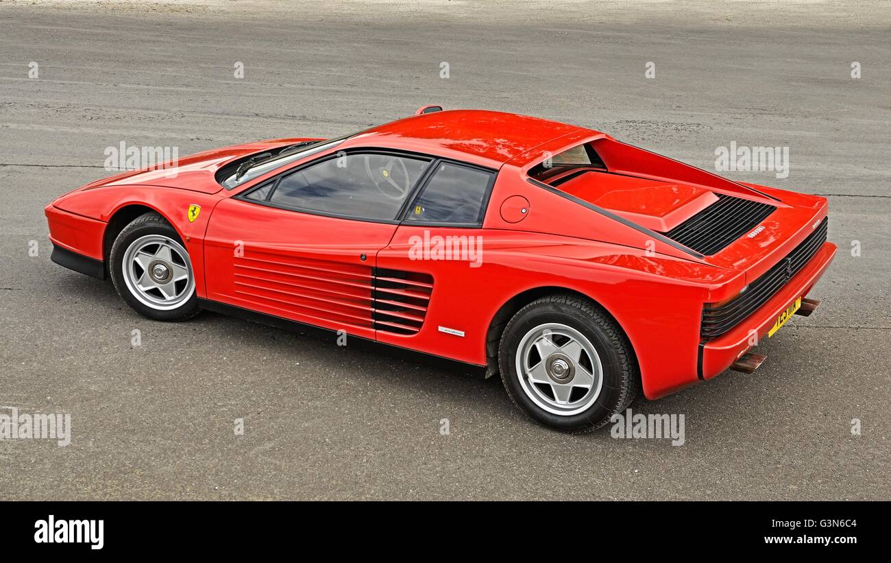 Ferrari Testarossa Stock Photo