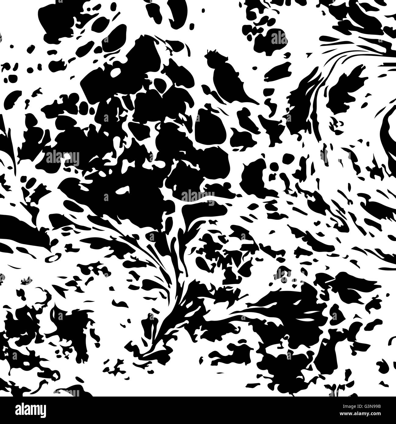 Vector black and white marbled abstract background Stock Vector Image ...