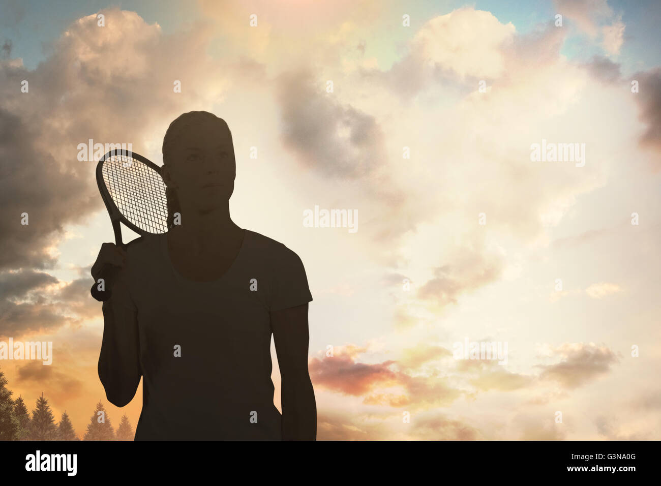 Photo Poses With Racket Pose with racket hi-res stock photography and images - Alamy
