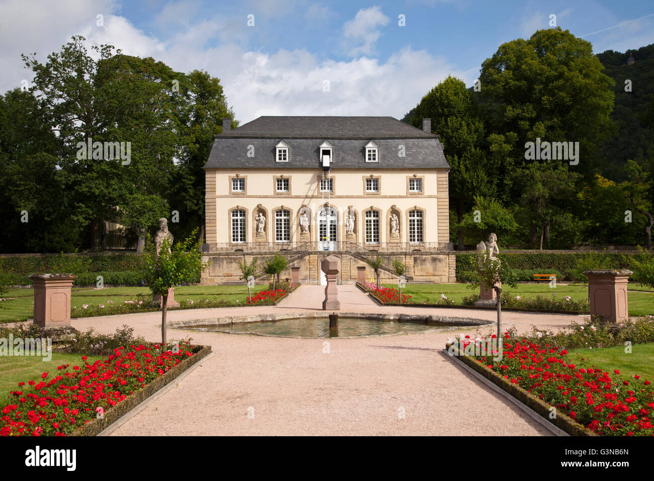Orangery of the former Abbey of St. Willibrord, Echternach, Luxembourg, Europe Stock Photo