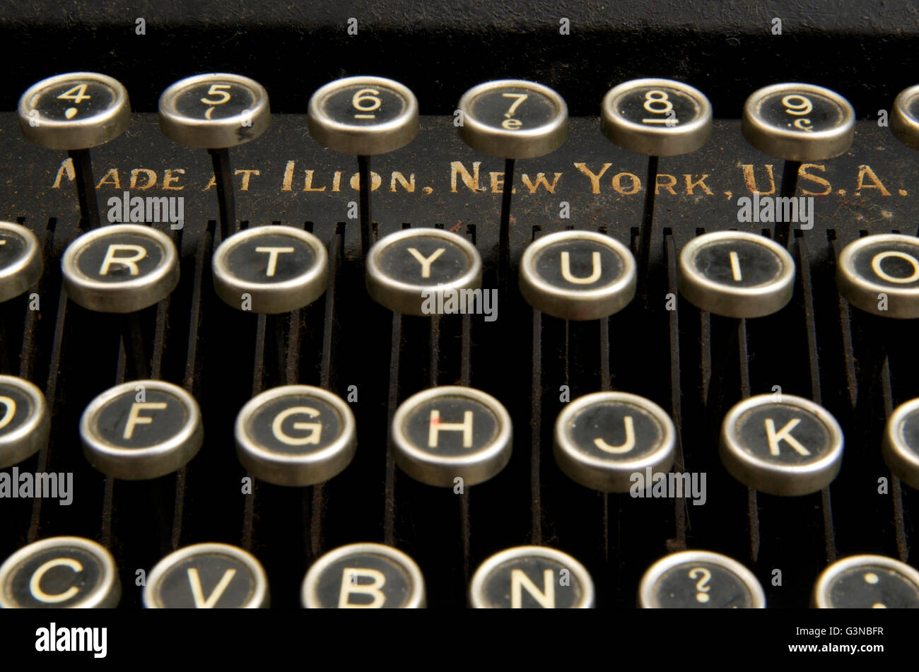 Manual typewriter, Remington Stock Photo Alamy