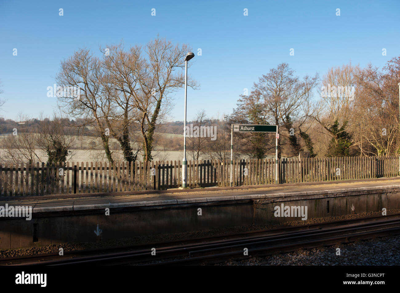 Ashurst rail station hires stock photography and images Alamy