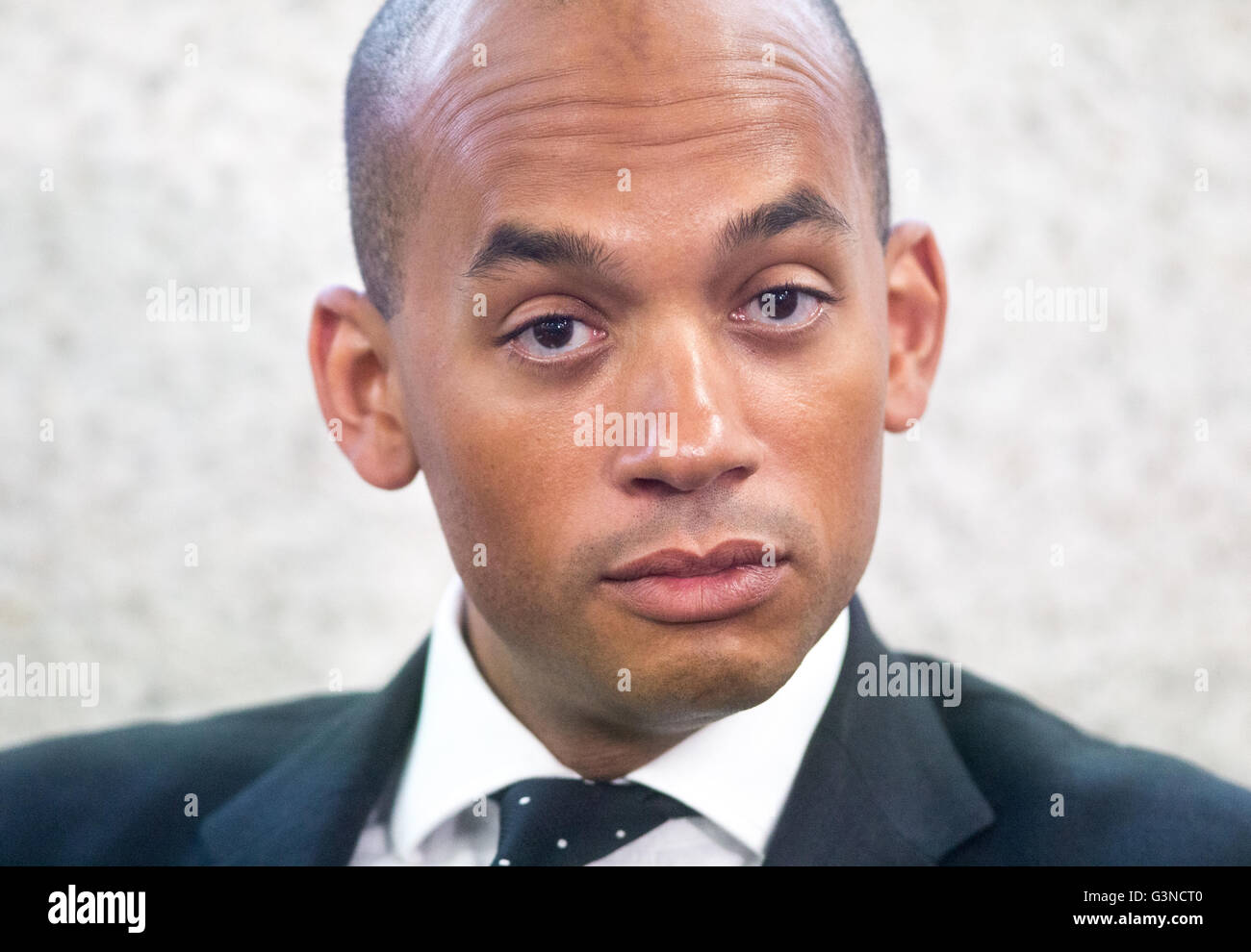 Chukka Umunna,MP for Streatham, and former shadow business secretary,show his support to stay in the EU on June 23rd Stock Photo