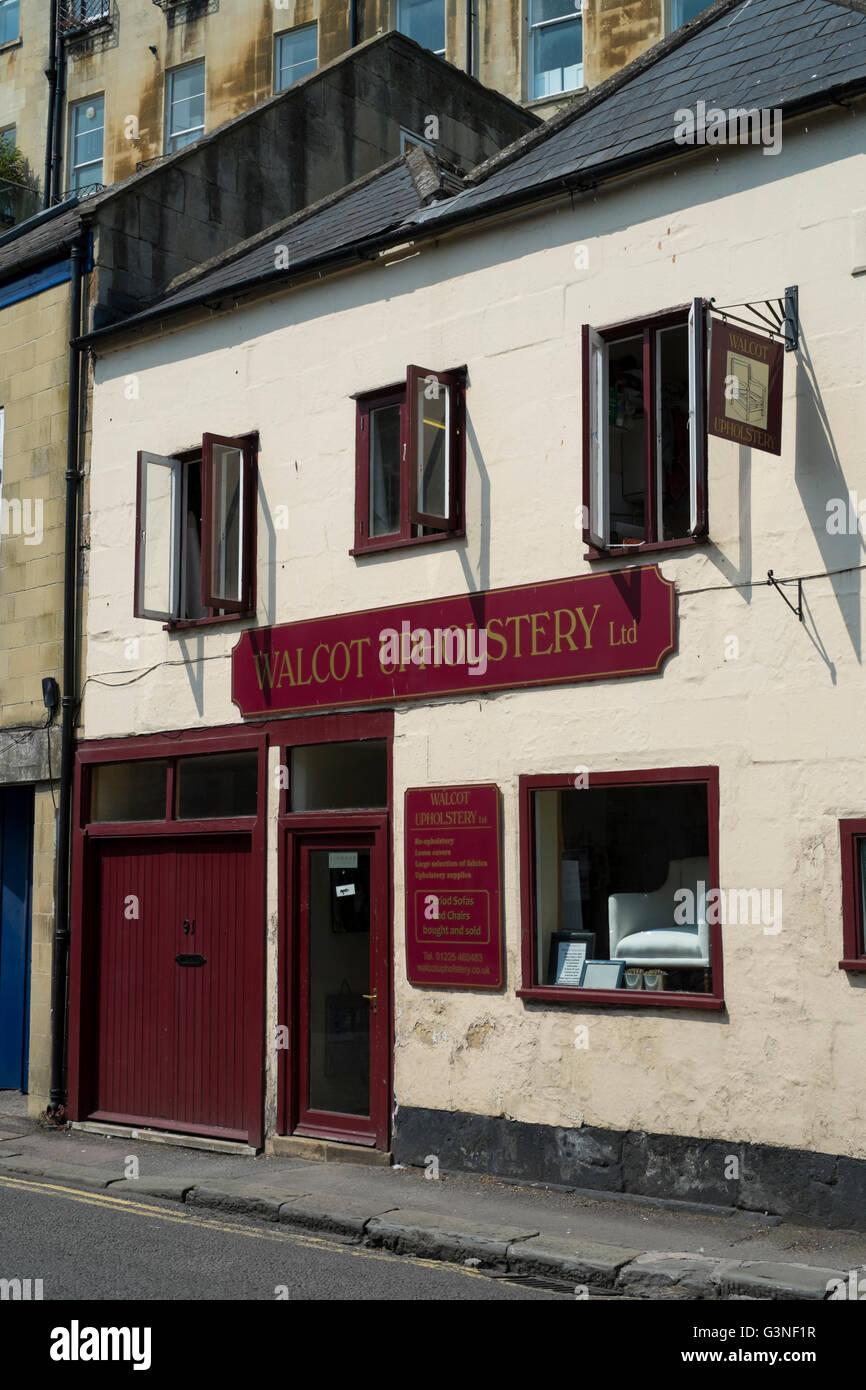 Bath an historic City in Somerset England UK Walcot Upholstery