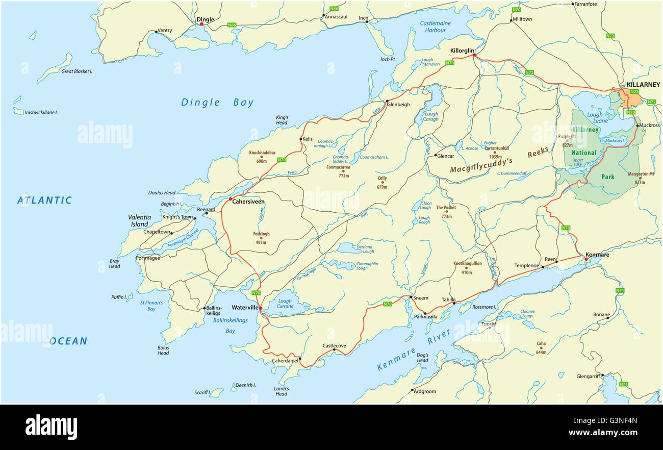 Kerry Tourist Map 60 Photos Arptravels