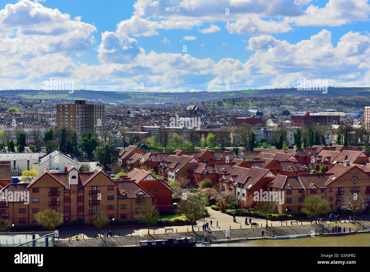 Bristol Spike Island and Southville, UK Stock Photo Alamy