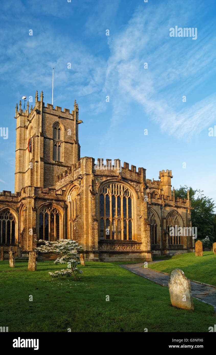 UK,Somerset,Crewkerne,Church of St Bartholomew Stock Photo