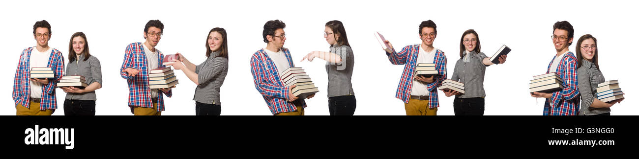 Attractive female students Cut Out Stock Images & Pictures - Alamy