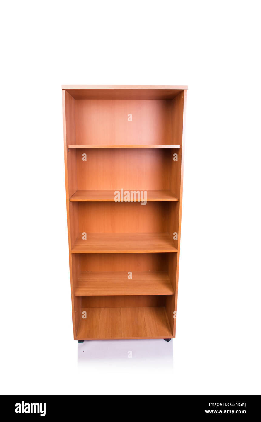 Office shelf isolated on white background Stock Photo Alamy