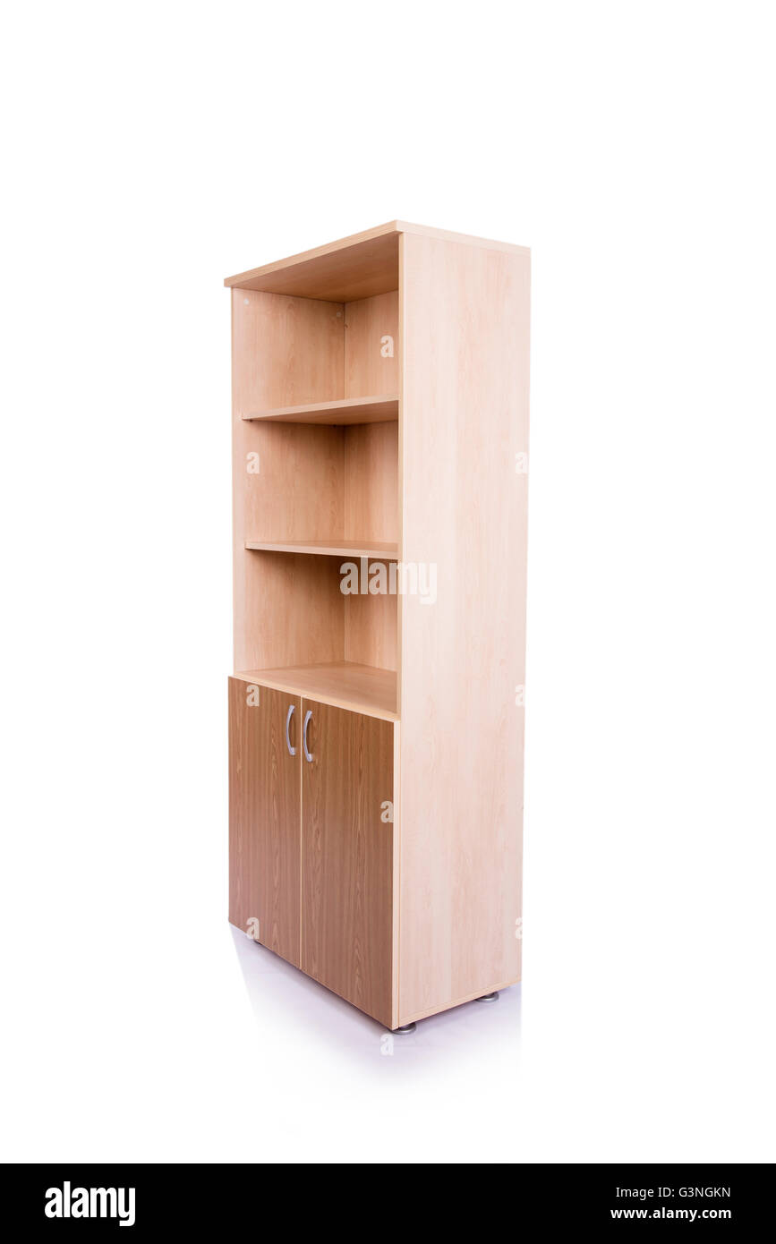 Office shelf isolated on white background Stock Photo Alamy