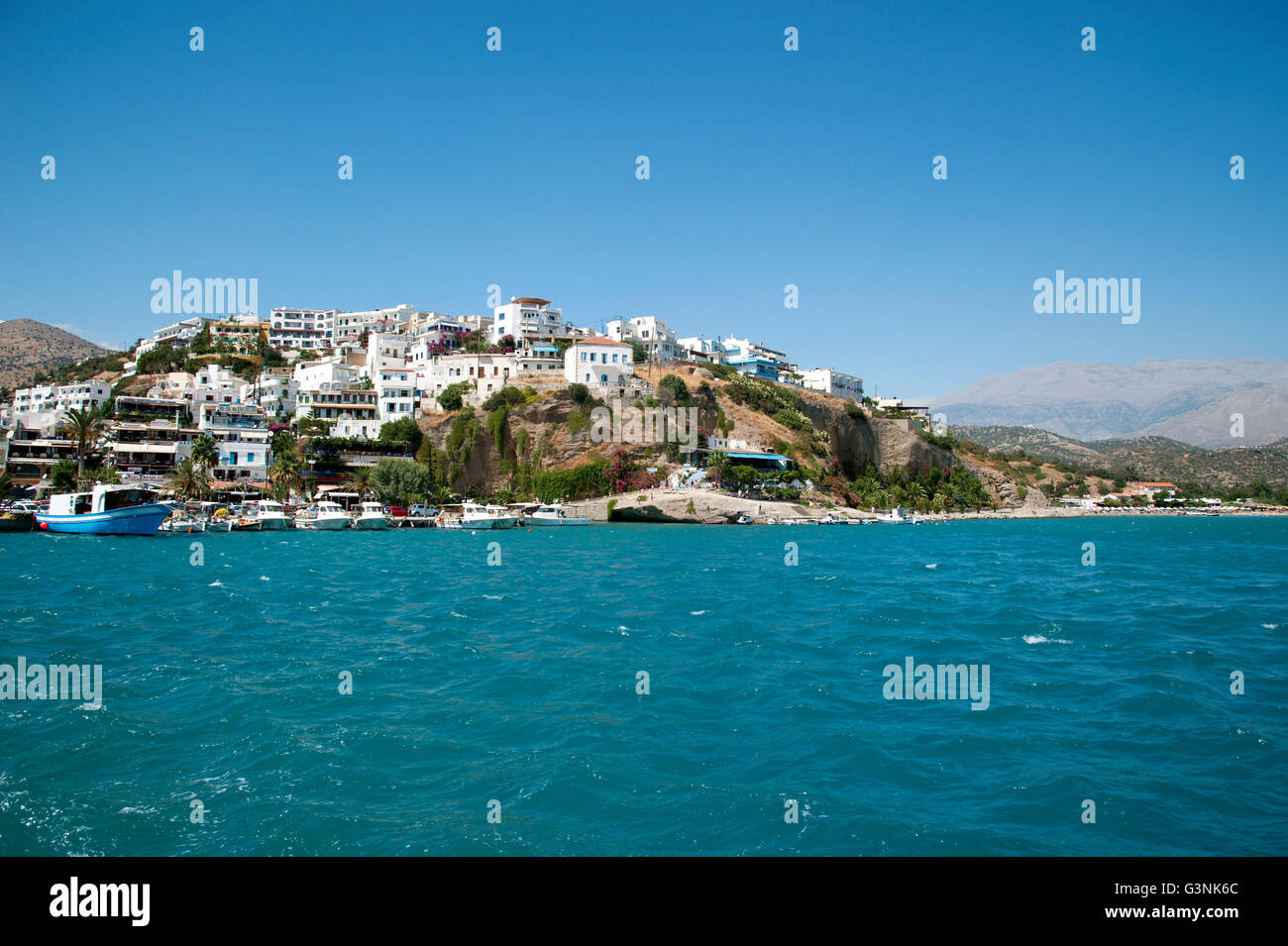 Agia Galini, southern Crete, Greece, Europe Stock Photo