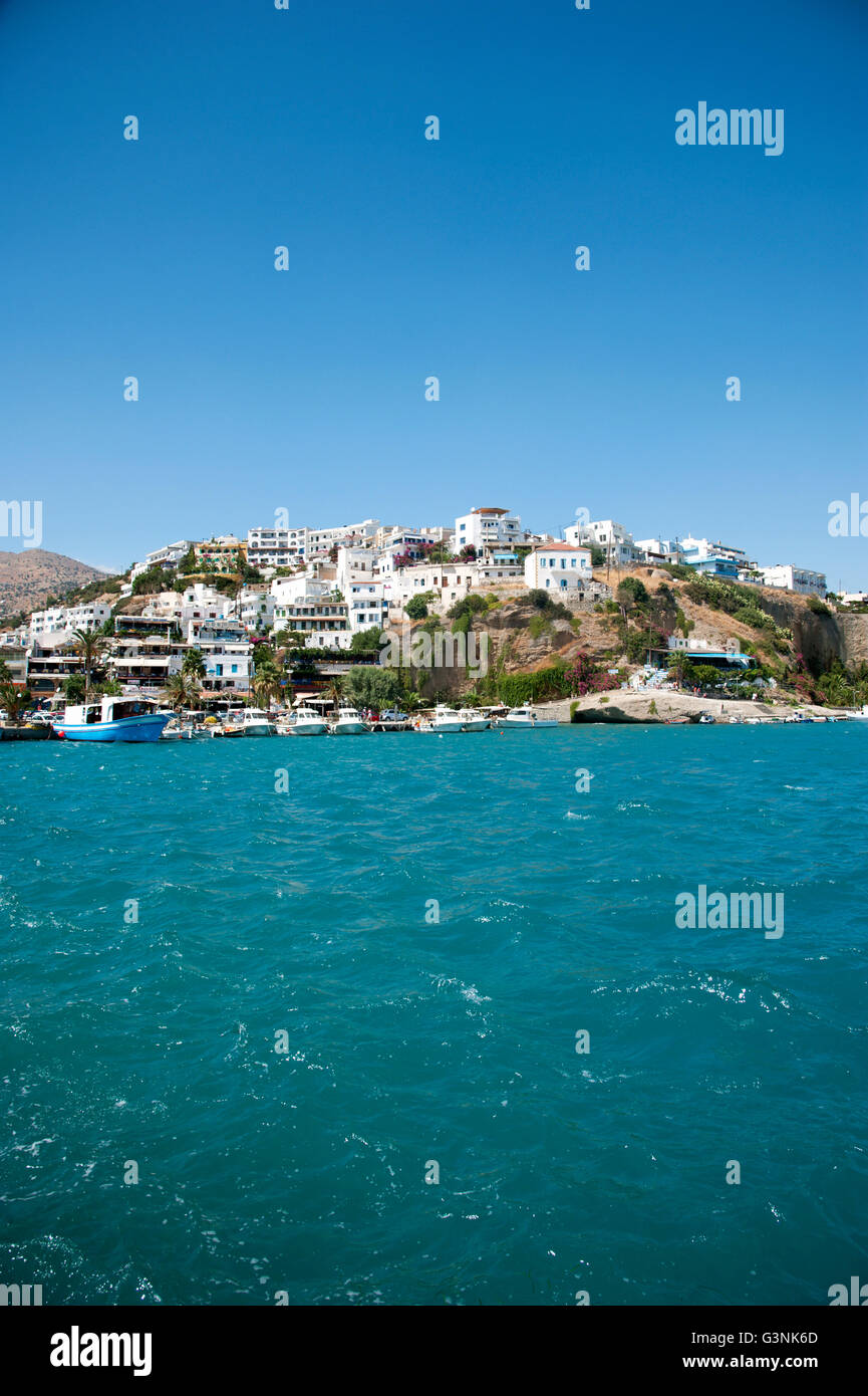 Agia Galini, southern Crete, Greece, Europe Stock Photo