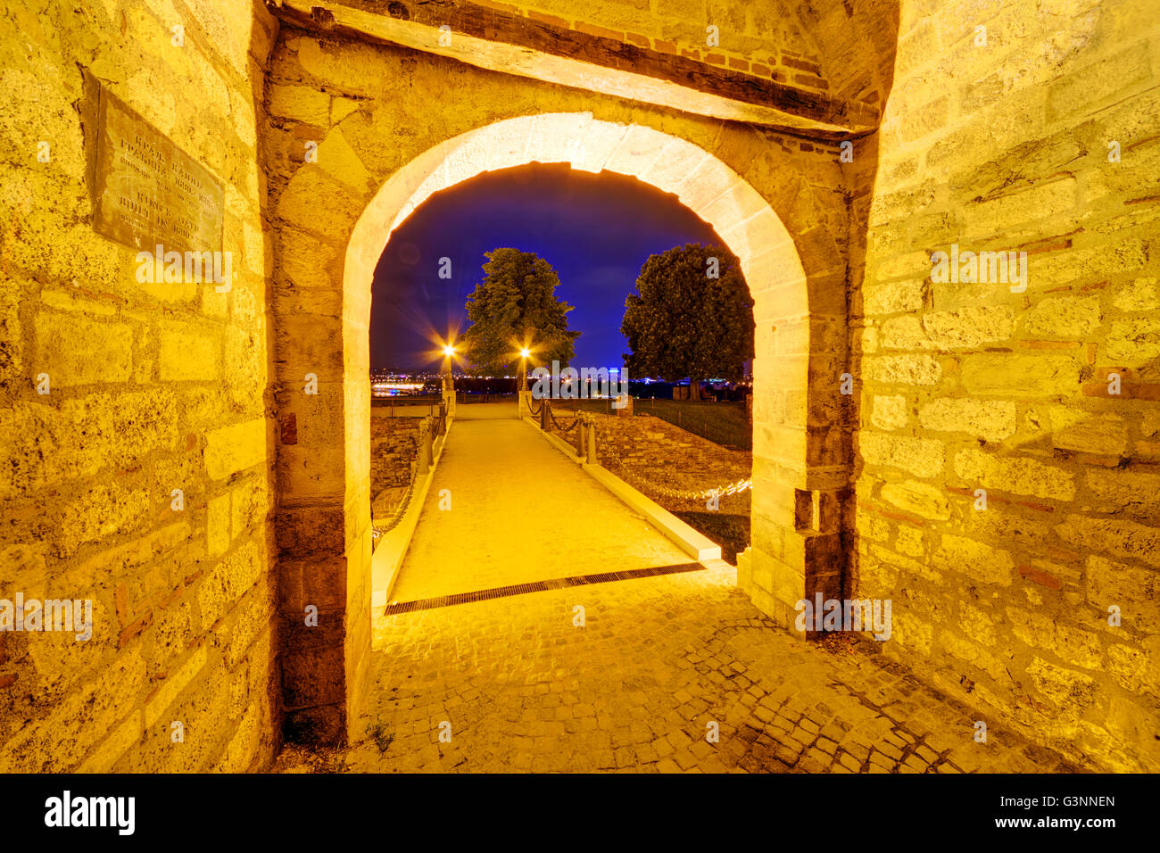 Medieval gate at Belgrade fortress, Belgrade, Serbia Stock Photo - Alamy