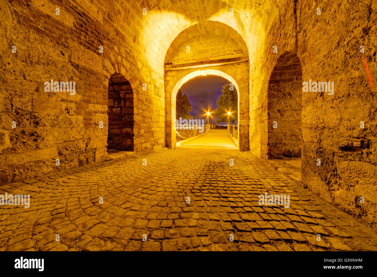Medieval gate at Belgrade fortress, Belgrade, Serbia Stock Photo - Alamy