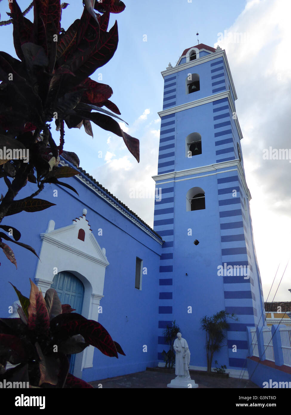 Sancti Spiritus Cuba 2015 Iglesia Parroquial Mayor church Stock Photo