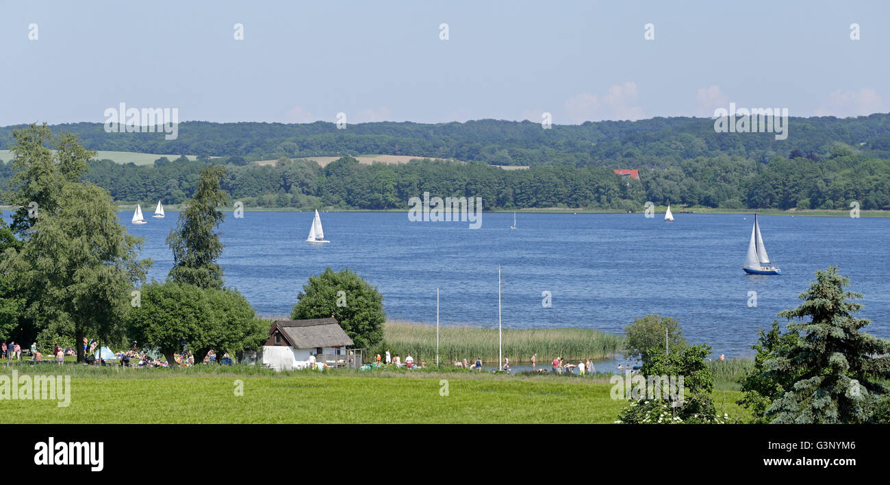 Lake Ratzeburg, Gross Sarau, Schleswig-Holstein, Germany Stock Photo ...