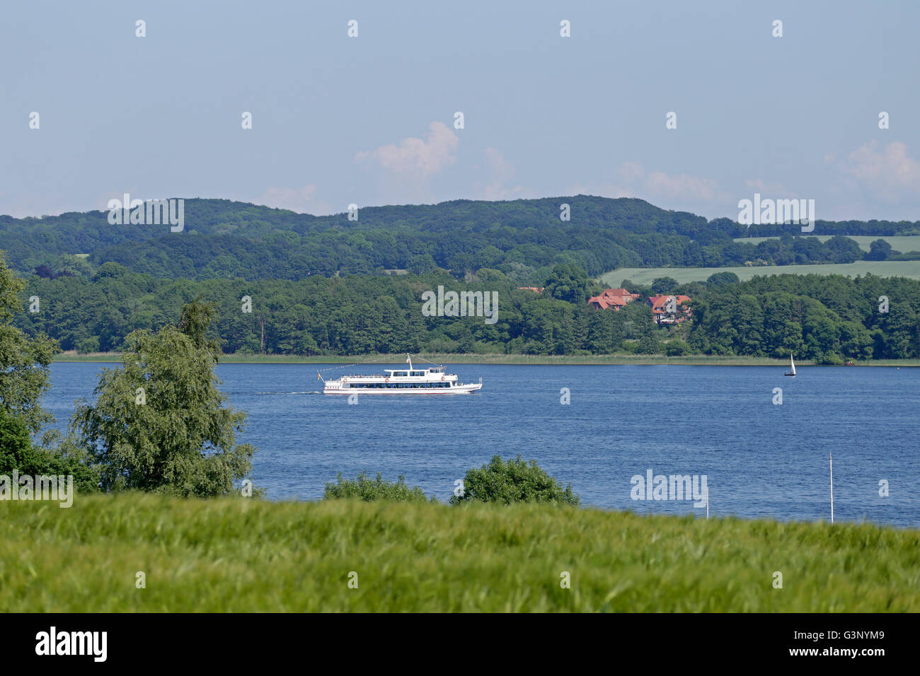 Lake Ratzeburg, Gross Sarau, Schleswig-Holstein, Germany Stock Photo ...