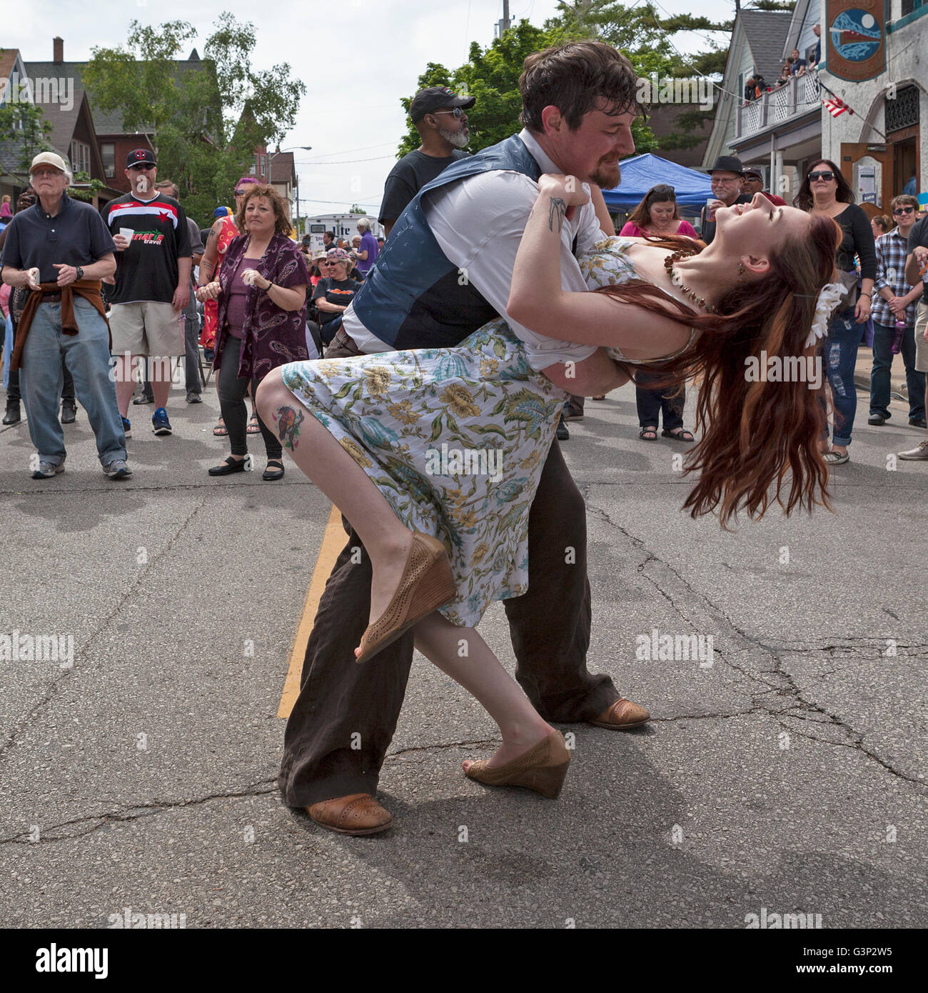 The Locust Street Festival in Milwaukee, Wisconsin is an annual event