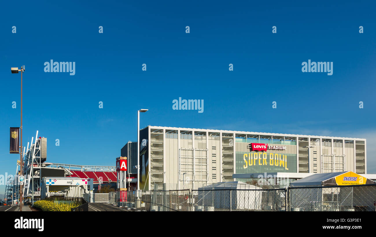 Levi's stadium, home for super bowl 50 Stock Photo