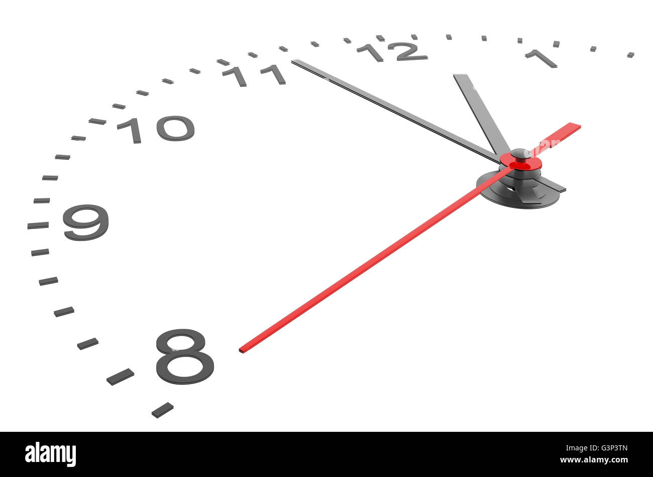 Clock And Timestamp With Numbers Stock Photo Alamy