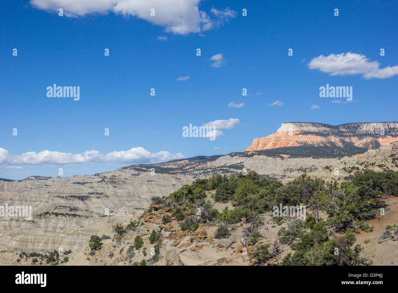 Powell Point Overlook along highway 12 in Utah, USA Stock Photo