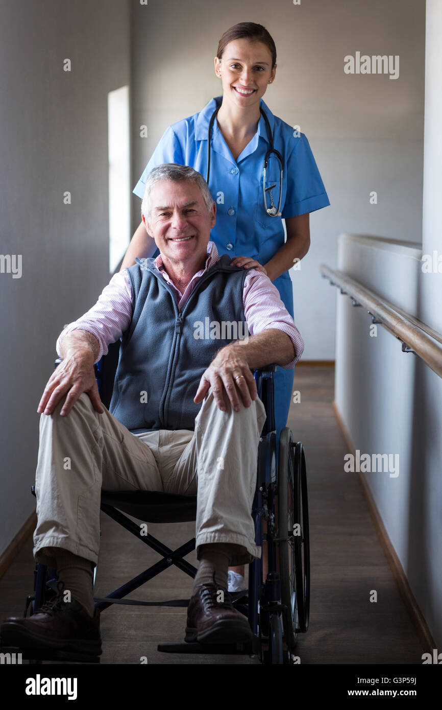 Senior man female doctor hi-res stock photography and images - Alamy