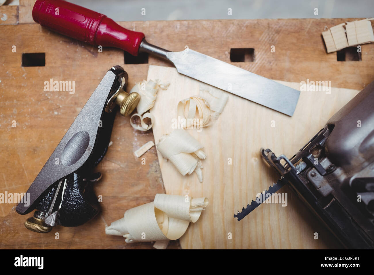Carpentry tools hi-res stock photography and images - Alamy