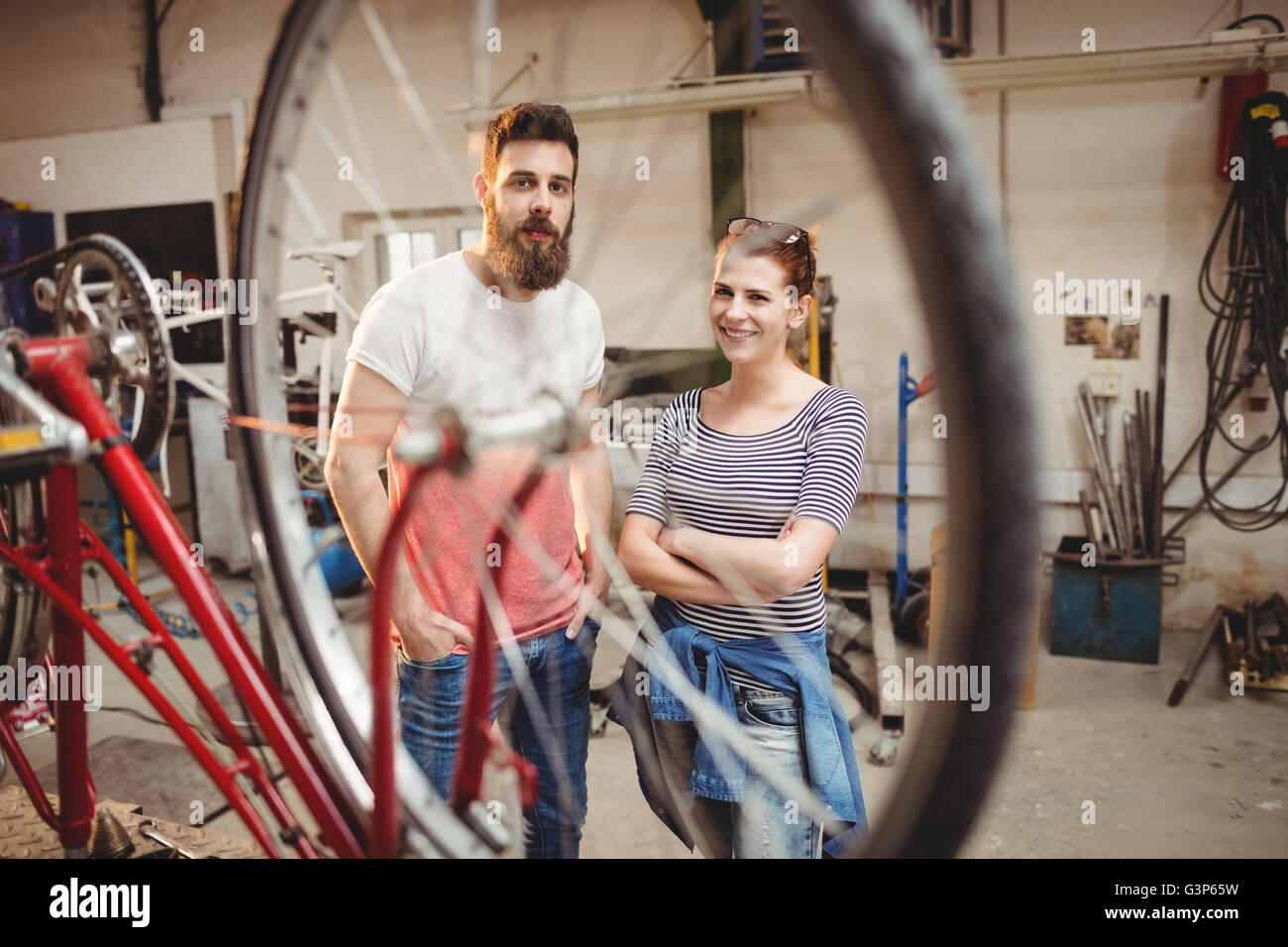 Man woman behind the wheel hi-res stock photography and images - Alamy