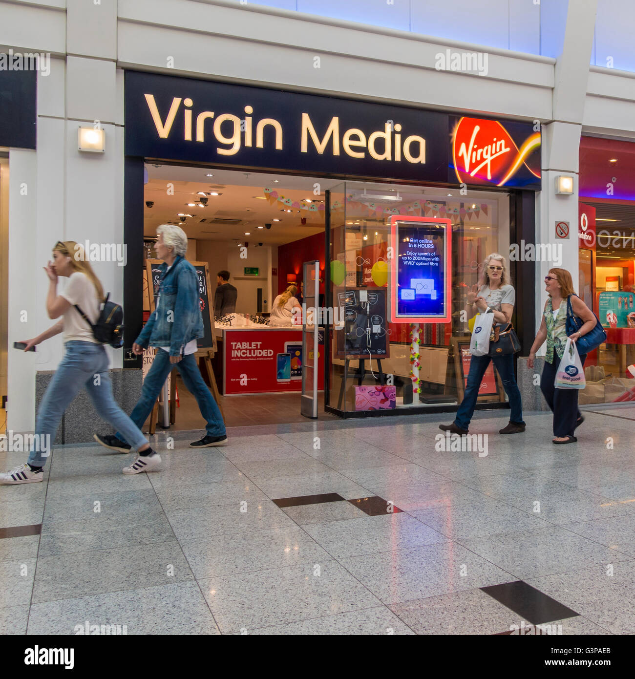 Virgin Media Store Brighton Sussex England UK Stock Photo