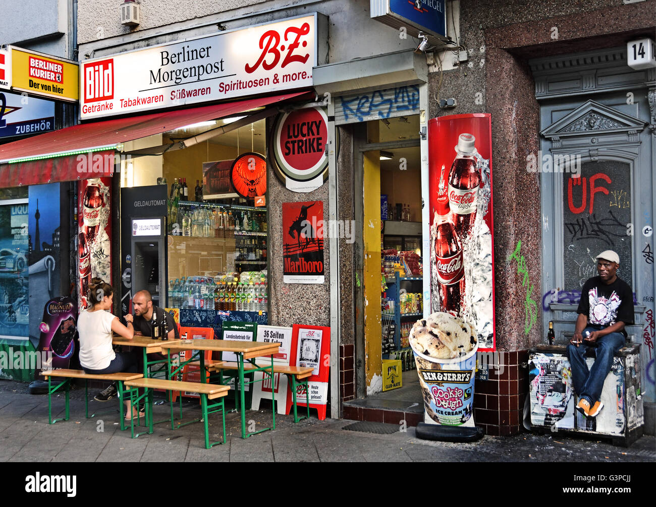 Kreuzberg (  surrounding district Kottbusser Tor and Schlesisches Tor ) Berlin Germany Stock Photo