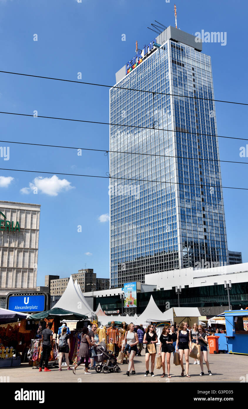 Alexanderplatz Alexander Square Berlin Germany German Stock Photo