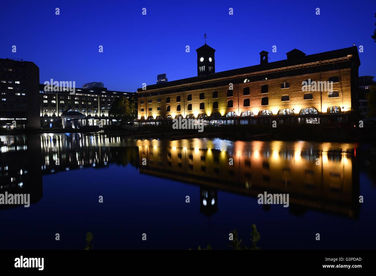 St Katherines Dock Stock Photo Alamy