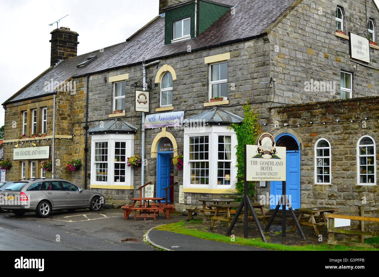The Goathland Hotel Aidensfield Arms Goathland Stock Photo