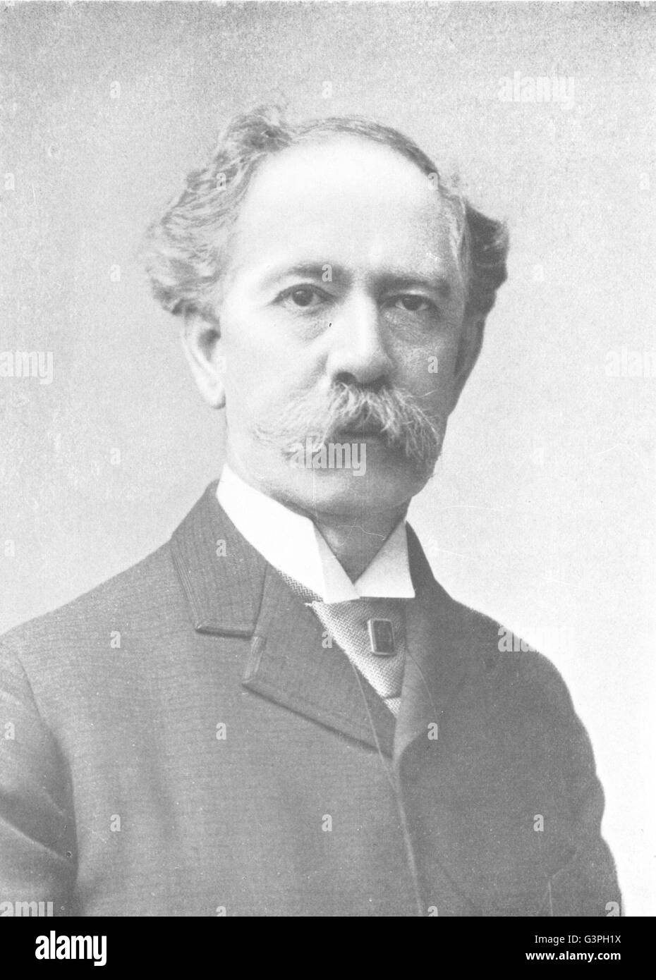 VERMONT: John G McCullough, Governor of Vermont, antique print 1907 Stock Photo