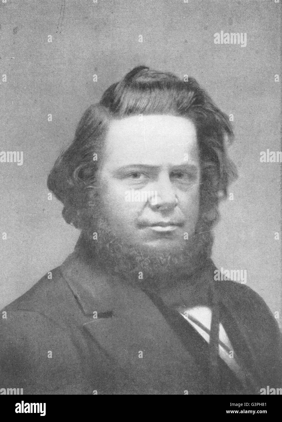 ENGINEERS Elias Howe, Inventor of the Sewing Machine, antique print