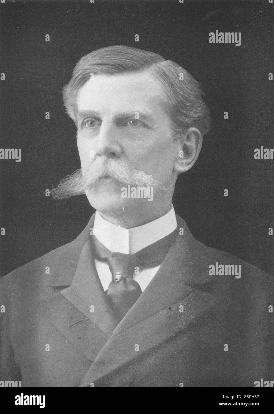 OLIVER WENDELL HOLMES: Associate Justice of US, antique print 1907 Stock Photo