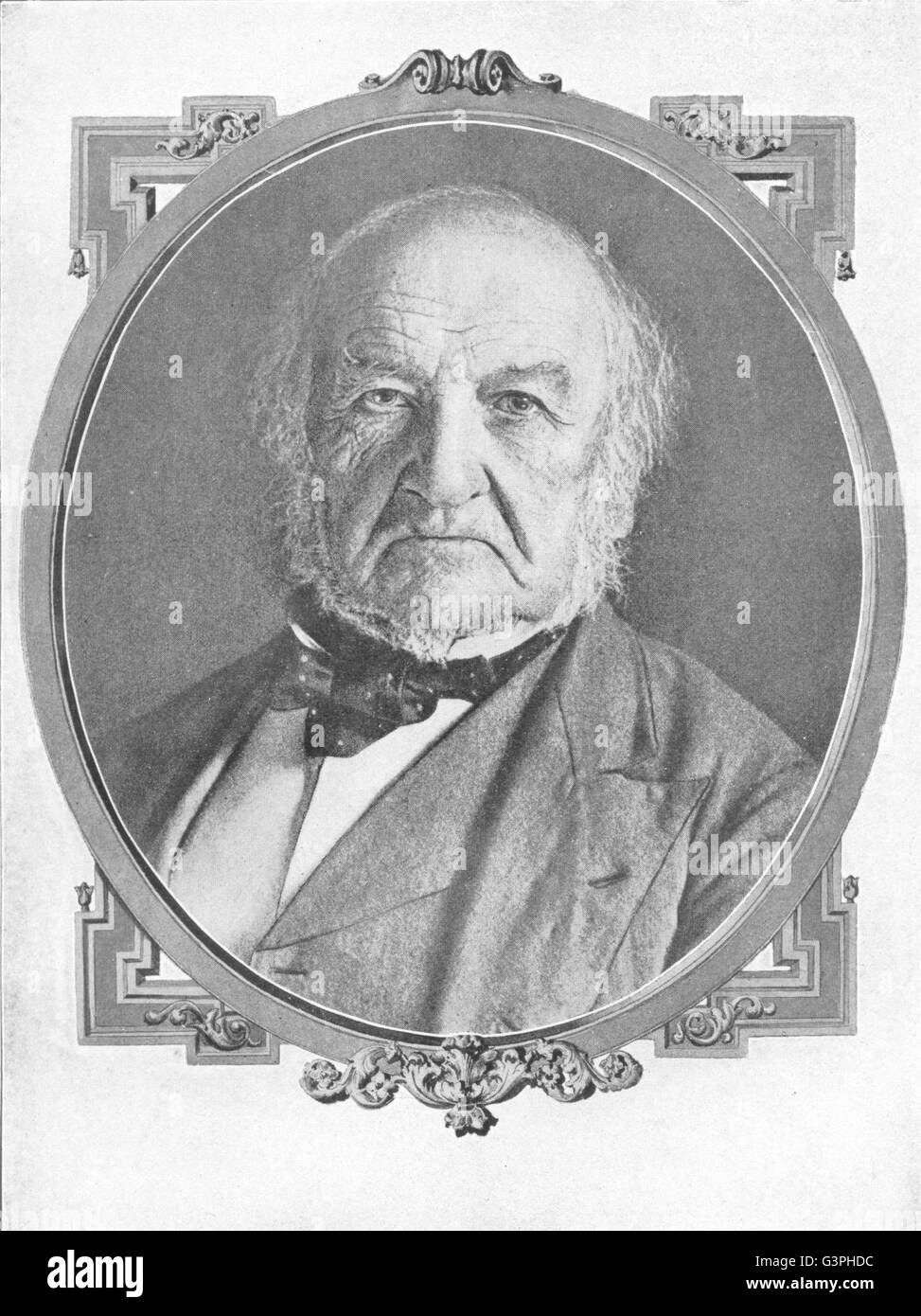POLITICS: William Ewart Gladstone, antique print 1907 Stock Photo
