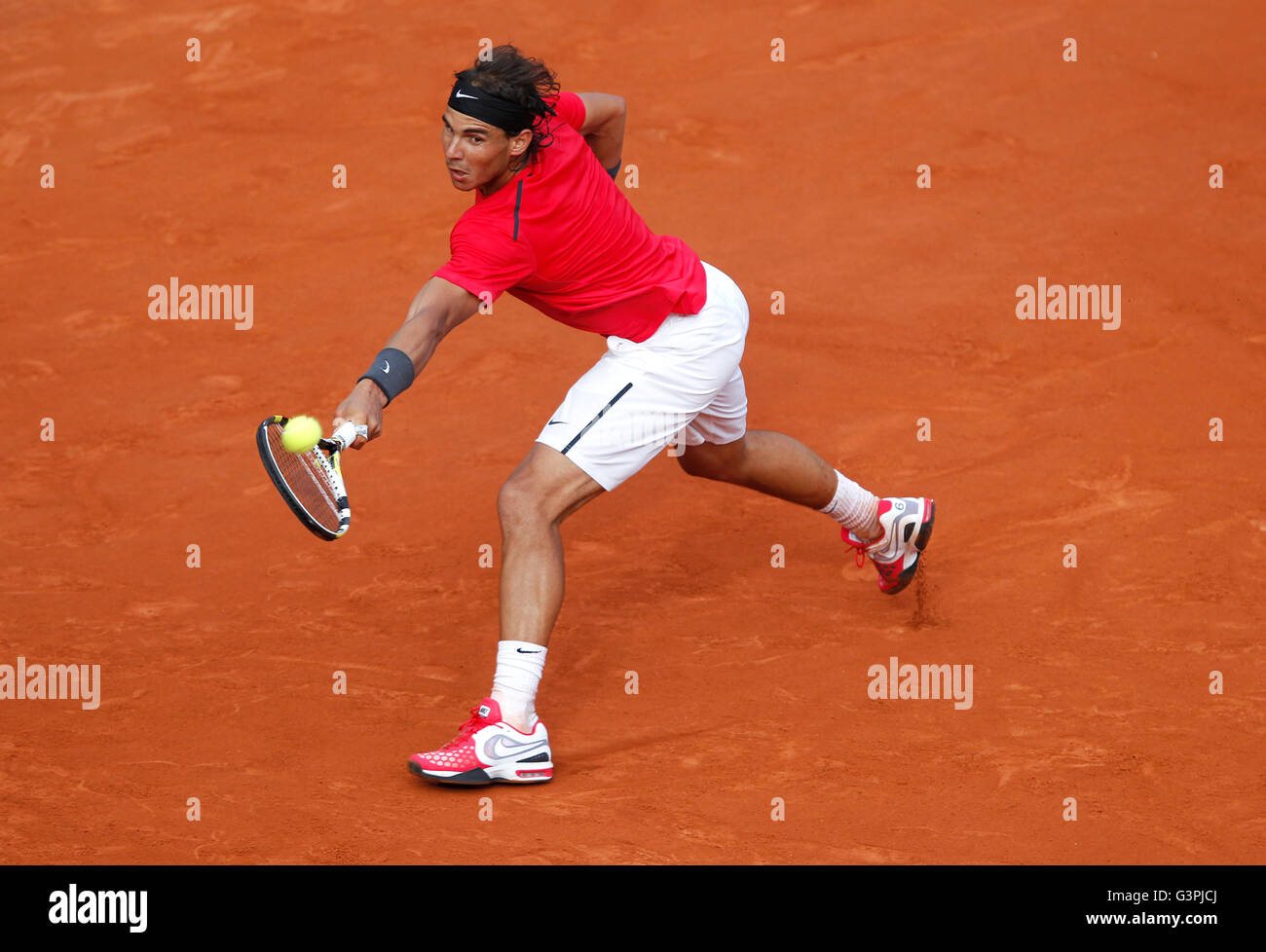 Rafael Nadal, ESP, French Open 2012, ITF Grand Slam tennis tournament, Roland Garros, Paris, France, Europe Stock Photo