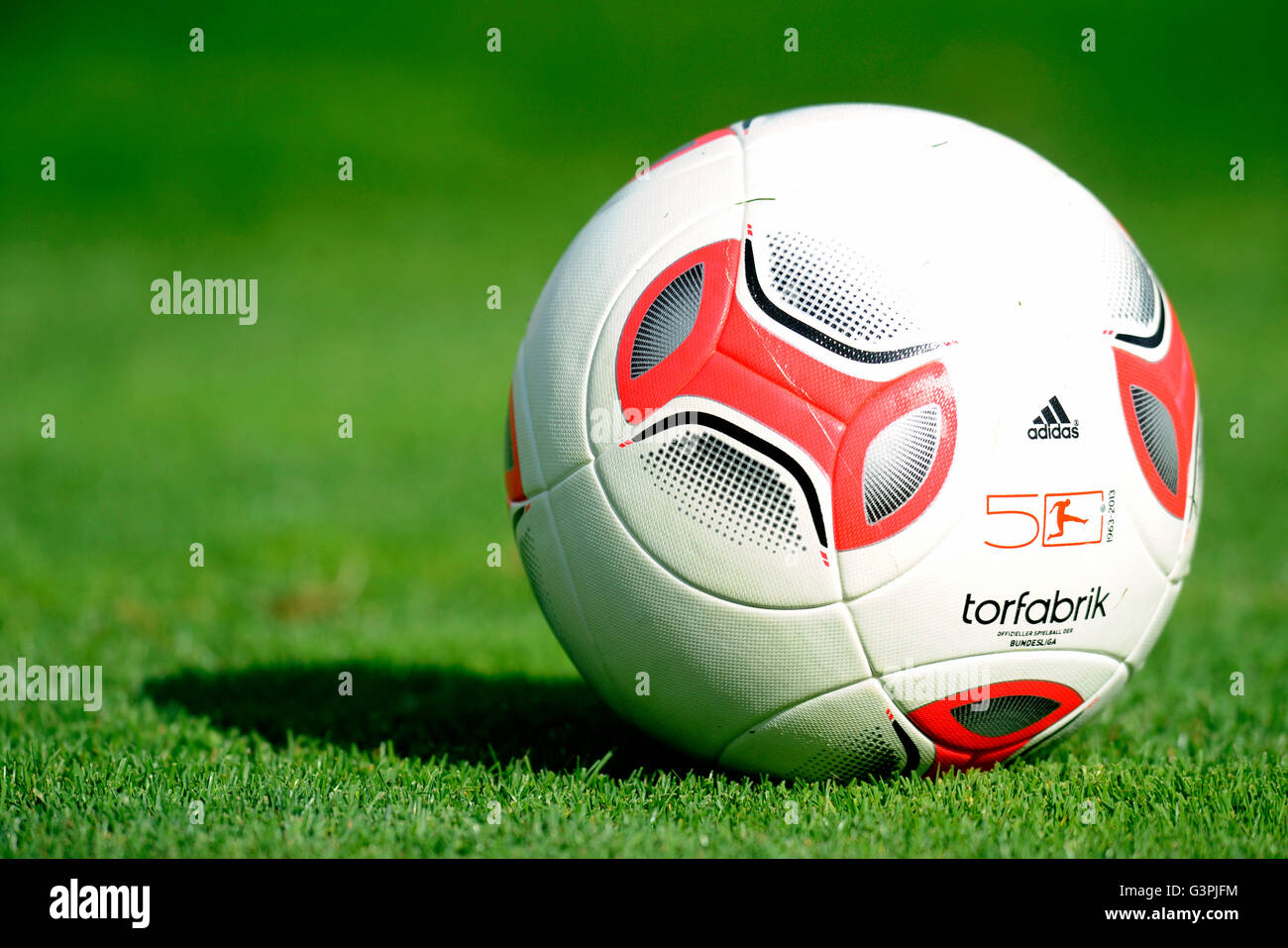 Adidas Torfabrik ball, the German Bundesliga ball of the 50th season Stock  Photo - Alamy